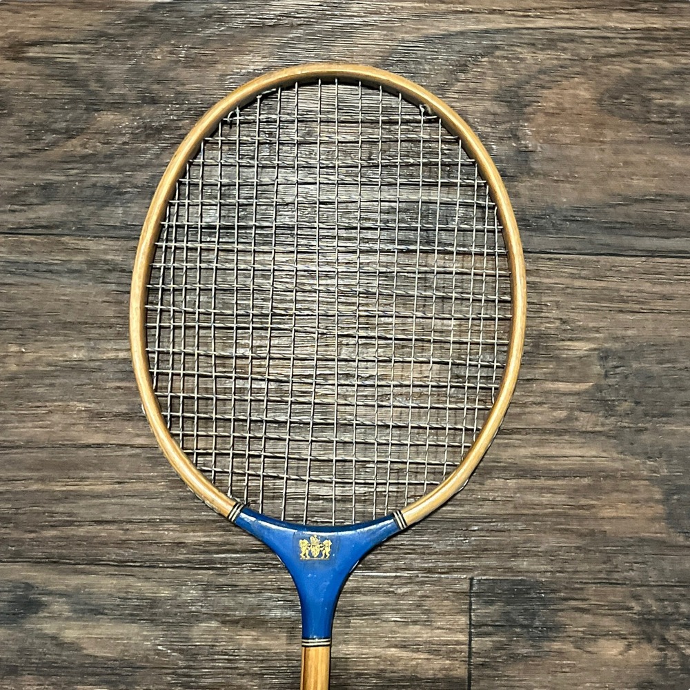 Three Vintage Wood Badminton Rackets & Press Frames All Pro Classic Campbell 33 - Picture 9 of 16
